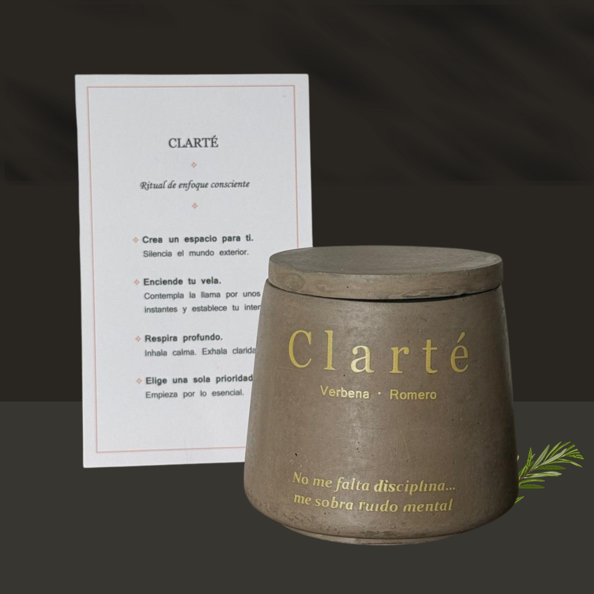 Vela aromática Clarté