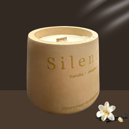 Vela aromática Silence